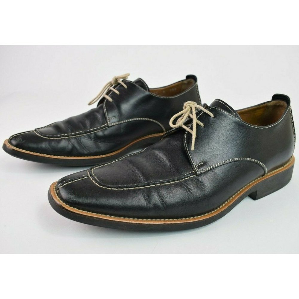 Michael Toschi CIS Carbonlite Dress Shoes Oxfords Sz 9 Leather Black